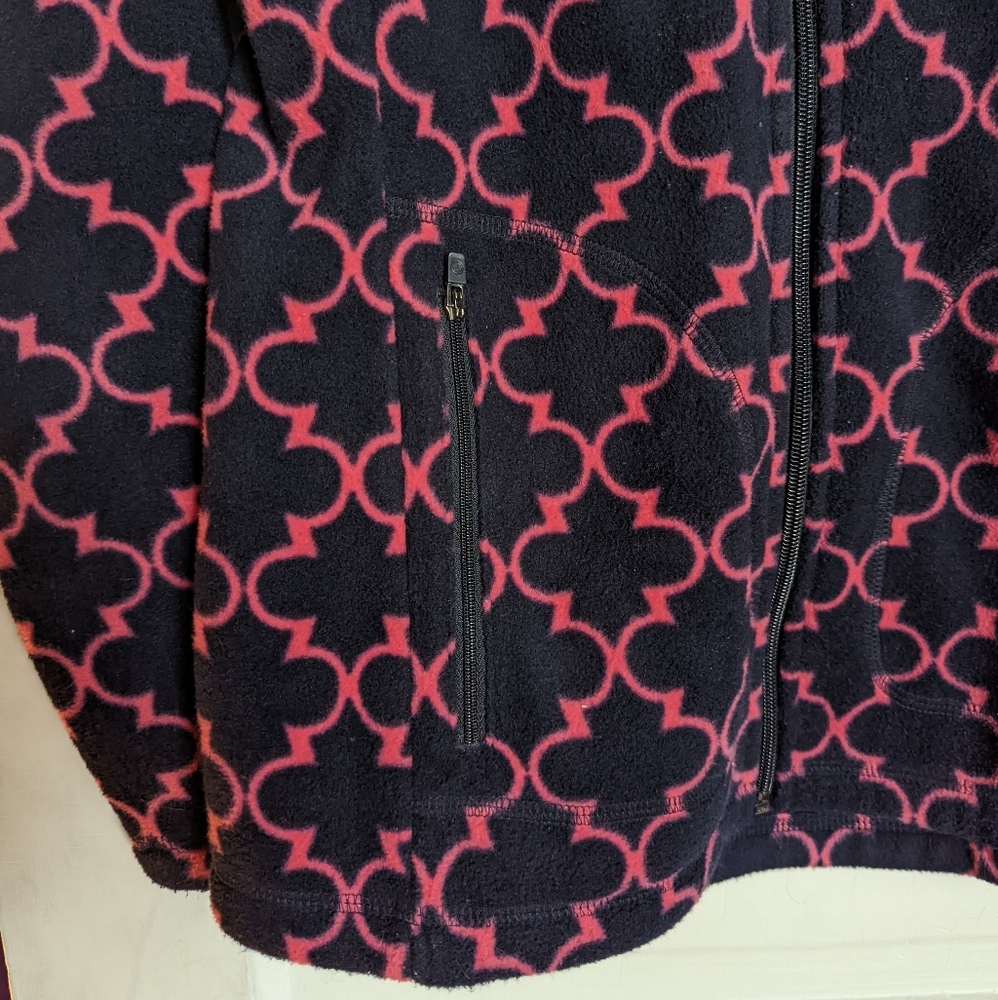 Patterned Fleece Jacket By Talbots - image 3